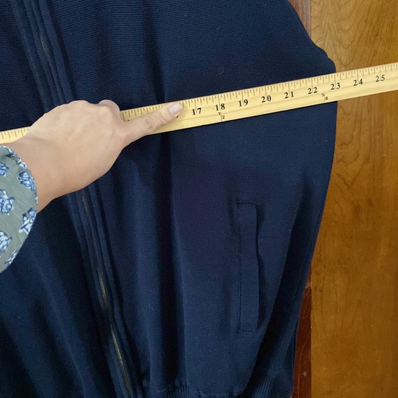 ST Croix Merino Wool Cardigan with Two-way Zipper in Contemporary Fit - Picture 14 of 17